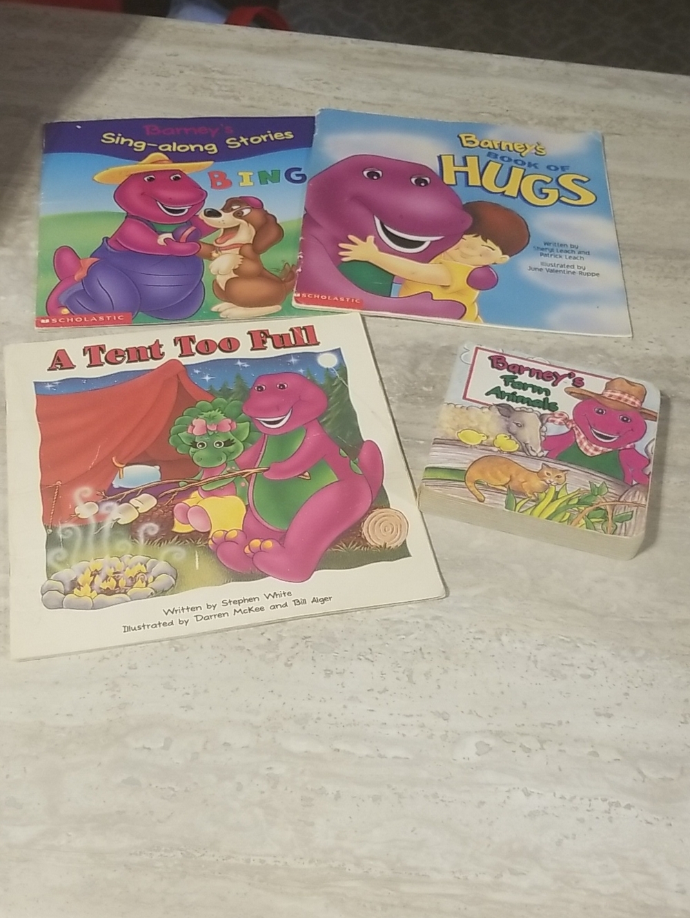 Barney Storybook Lot As Is